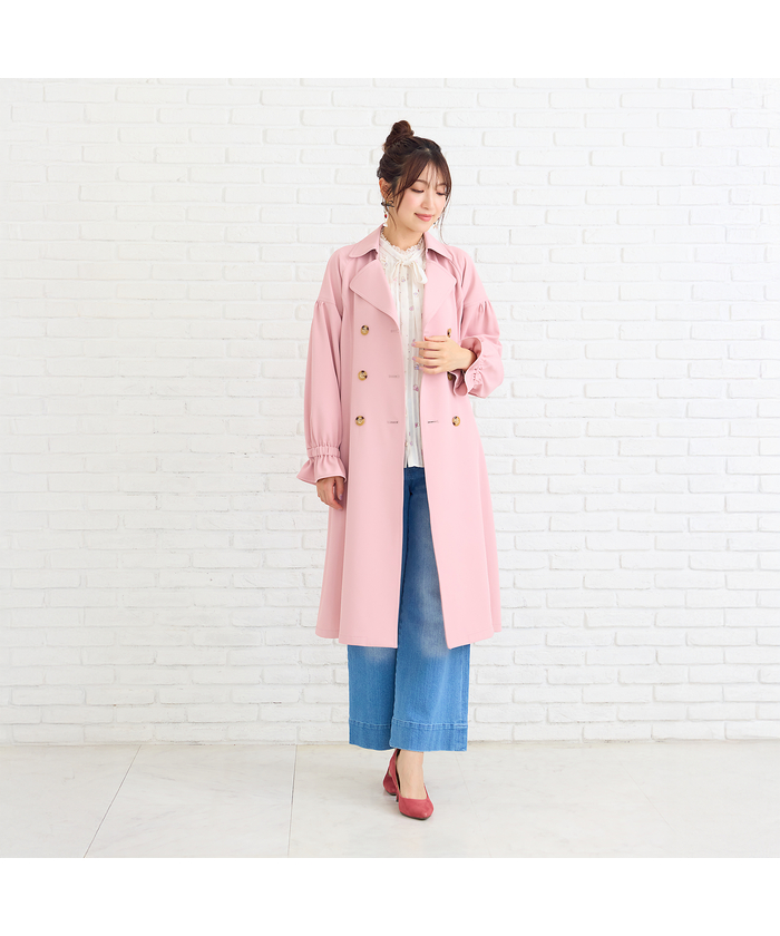 ローズティアラ RoseTiara ギャザートレンチコート(508683132)｜阪急