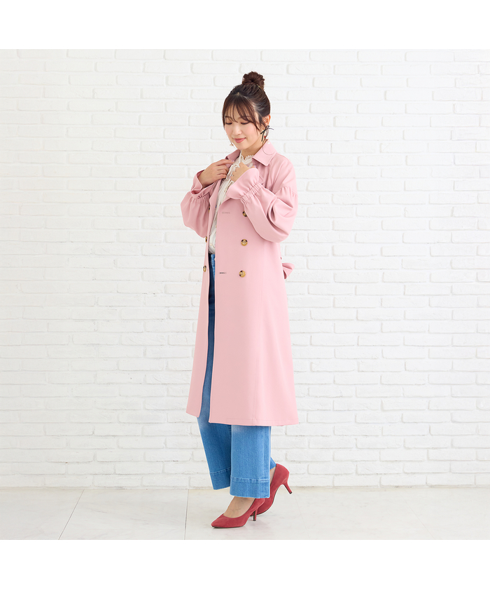 ローズティアラ RoseTiara ギャザートレンチコート(508683132)｜阪急