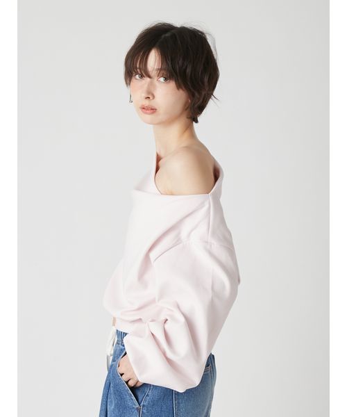 WEB限定カラー】ドレープオフショルボンディングスウェット(508684440