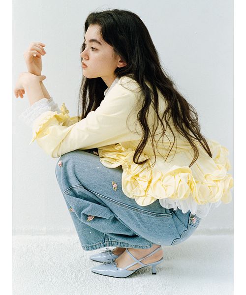 ホイップフリルヘムブラウス(508684467)｜阪急百貨店公式通販サイト