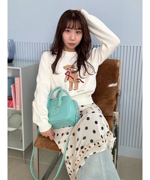 ハートチャーム付きボストンバッグ(508684573)｜阪急百貨店公式通販