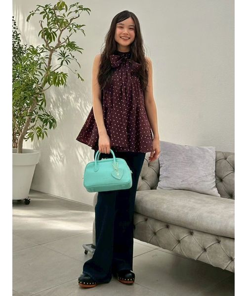 ハートチャーム付きボストンバッグ(508684573)｜阪急百貨店公式通販