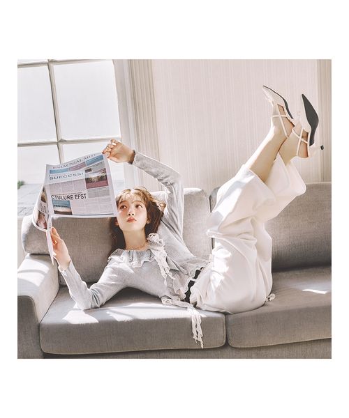 レースアップスリングバッグパンプス(508684586)｜阪急百貨店公式通販