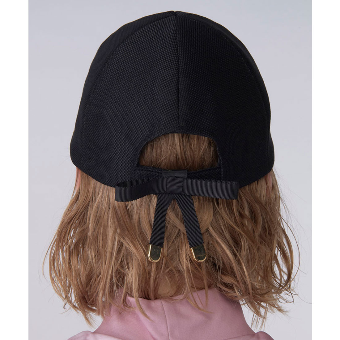 ランバン スポール LANVIN SPORT カラミキャップ【リボン取り外し可能