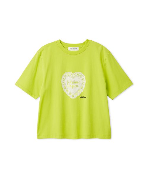 ハートモチーフプリントTシャツ(508684442)｜阪急百貨店公式通販サイト
