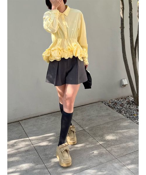 ホイップフリルヘムブラウス(508684467)｜阪急百貨店公式通販サイト