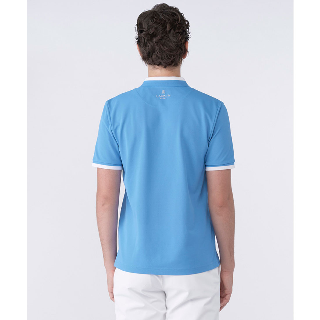 ランバン スポール LANVIN SPORT ポケット刺繍デザイン半袖シャツ【S