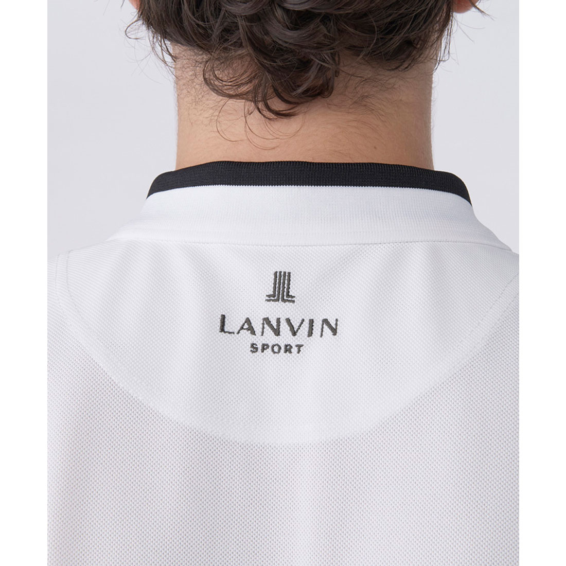 ランバン スポール LANVIN SPORT ポケット刺繍デザイン半袖シャツ【S