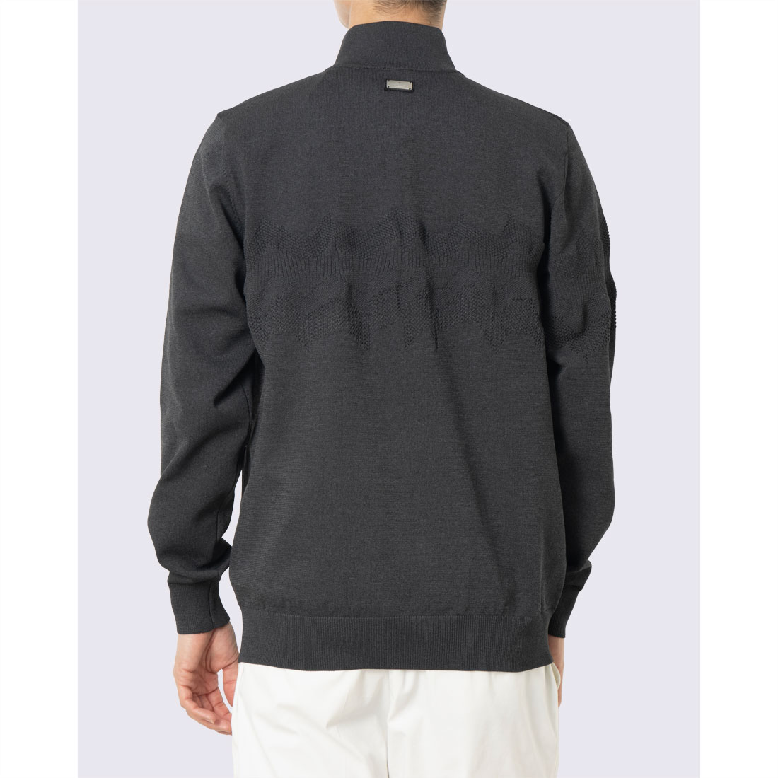 ランバン スポール LANVIN SPORT ポリエステルフルジップニット【手洗