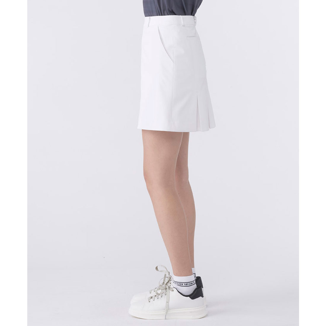 ランバン スポール LANVIN SPORT 神白バックプリーツスカート