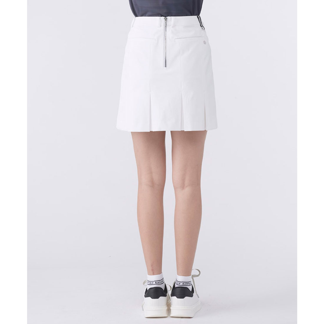 ランバン スポール LANVIN SPORT 神白バックプリーツスカート