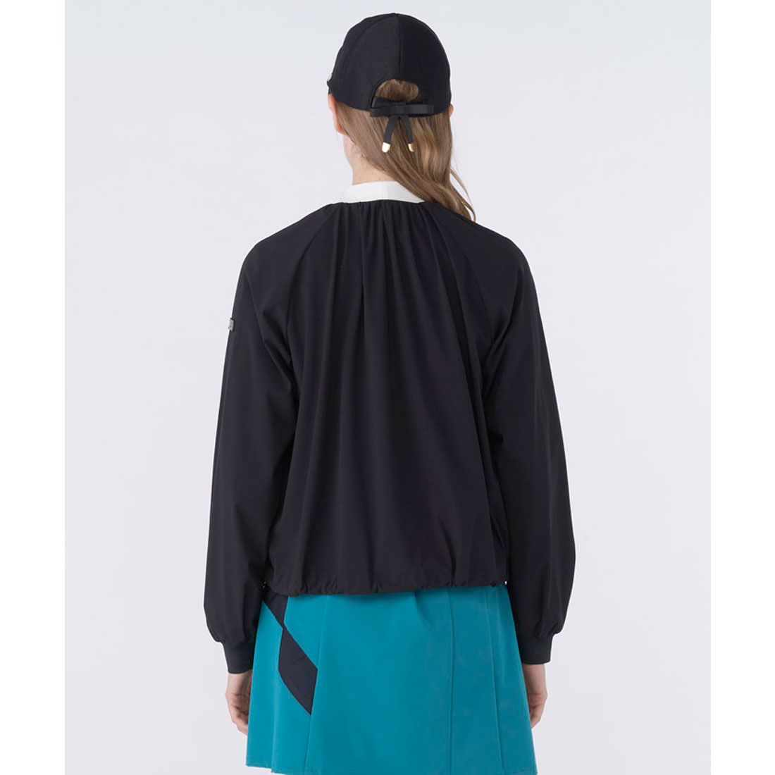 ランバン スポール LANVIN SPORT ギャザーデザインブルゾン【はっ水