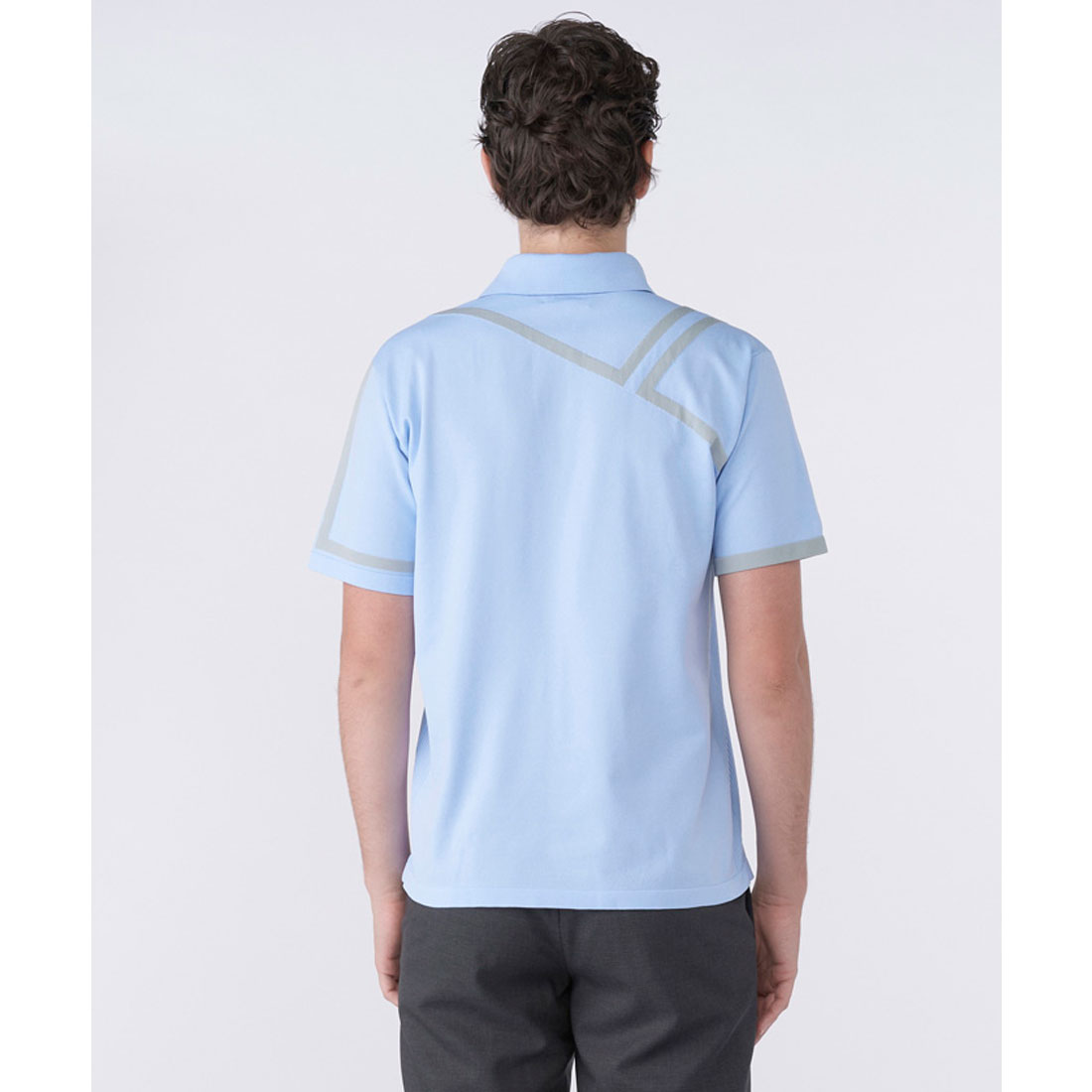 ランバン スポール LANVIN SPORT ハイゲージニット半袖ポロ【洗濯機洗