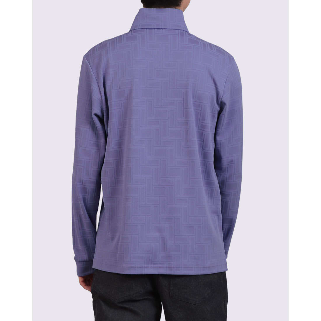 ランバン スポール LANVIN SPORT 幾何学ジャガードジップアップ長袖シ