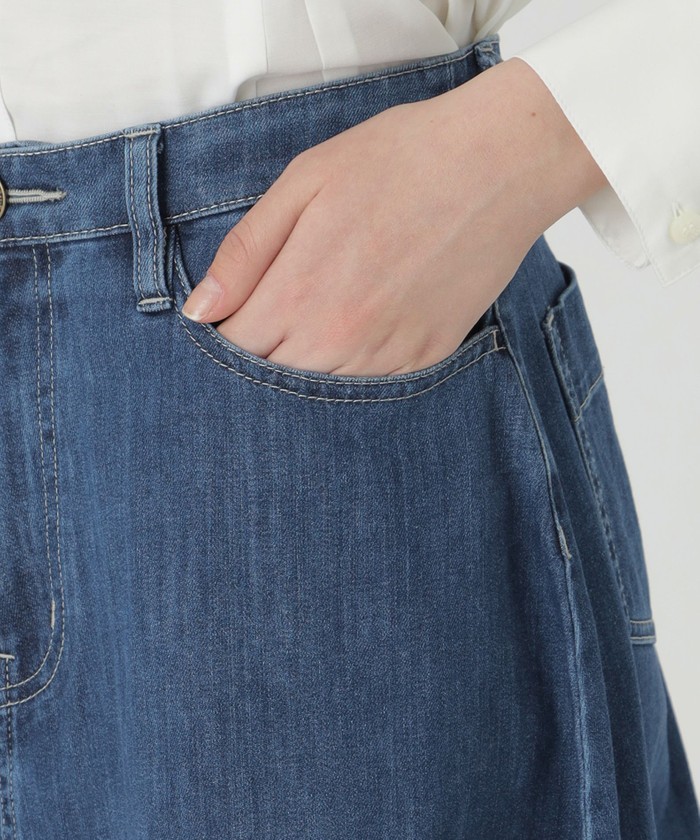 BLUE LABEL DENIM】フレアスカート(508687571)｜阪急百貨店公式通販