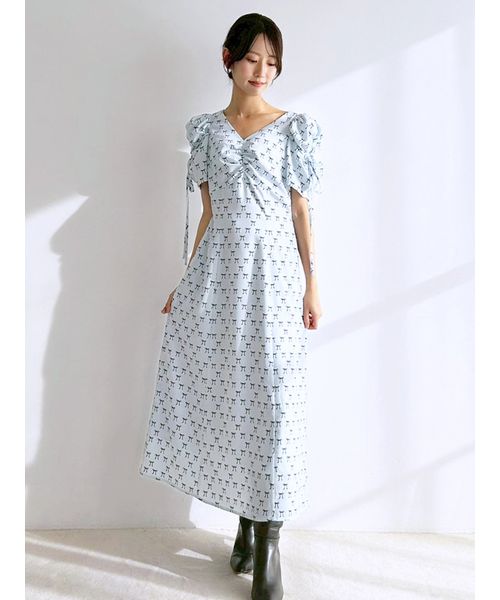 リボンモチーフワンピース(508696074)｜阪急百貨店公式通販サイト