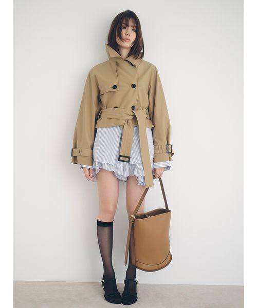 フリルヘムストライプショートパンツ(508696838)｜阪急百貨店公式通販