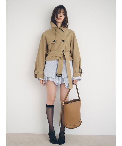 フリルヘムストライプショートパンツ(508696838)｜阪急百貨店公式通販 