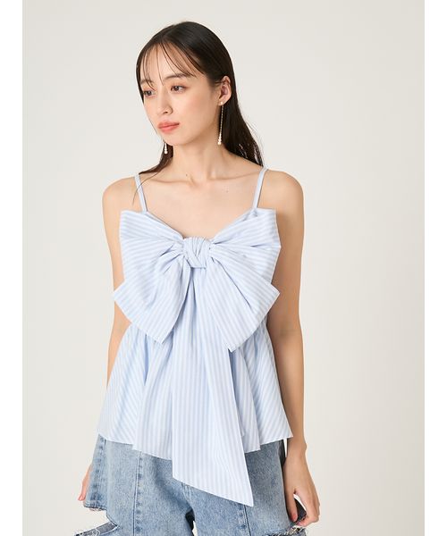 リボンペプラムキャミトップス(508697689)｜阪急百貨店公式通販サイト