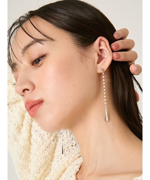 メタルバーチェーンピアス(508697711)｜阪急百貨店公式通販サイト