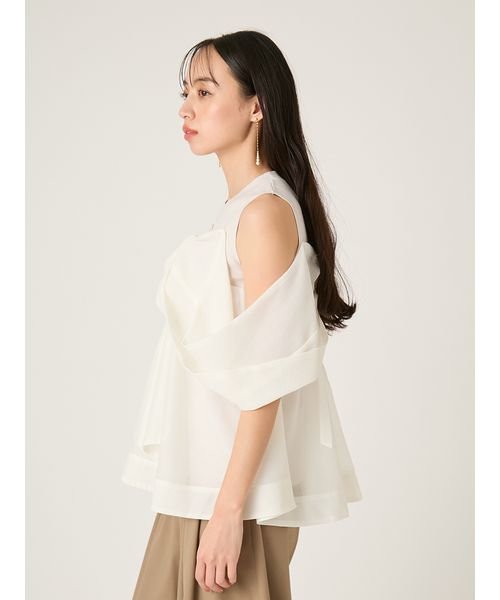 ニットコンビペプラムトップス(508699290)｜阪急百貨店公式通販サイト 