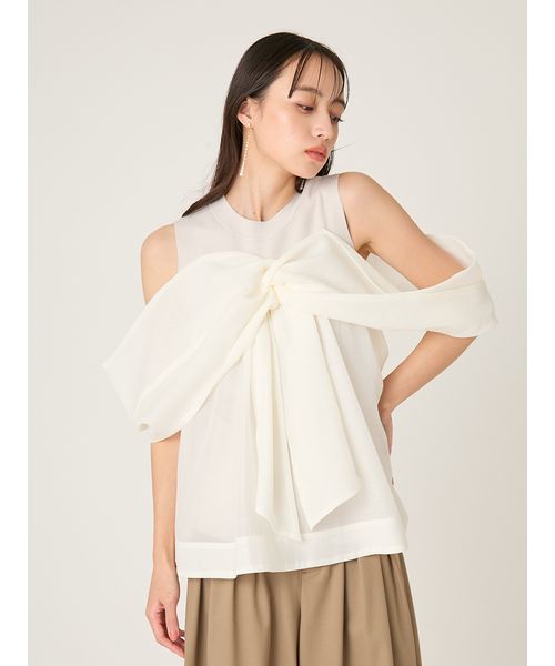 ニットコンビペプラムトップス(508699290)｜阪急百貨店公式通販サイト