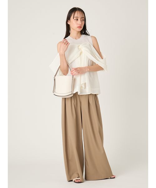 ニットコンビペプラムトップス(508699290)｜阪急百貨店公式通販サイト