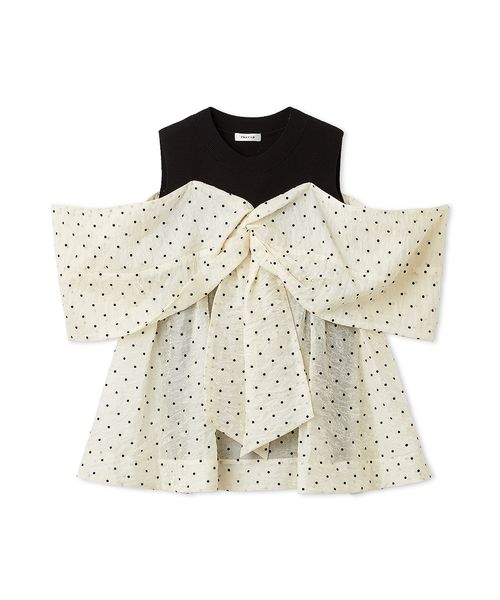 ニットコンビペプラムトップス(508699290)｜阪急百貨店公式通販サイト