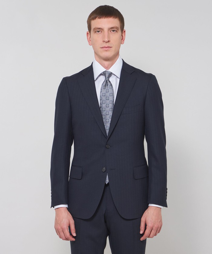 NEW BRIDGE】【DORMEUIL/ドーメル】シャドーストライプスーツ