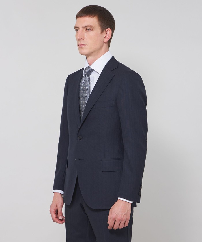 NEW BRIDGE】【DORMEUIL/ドーメル】シャドーストライプスーツ