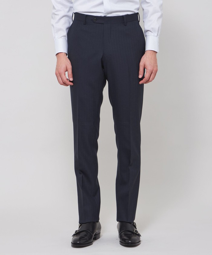 NEW BRIDGE】【DORMEUIL/ドーメル】シャドーストライプスーツ