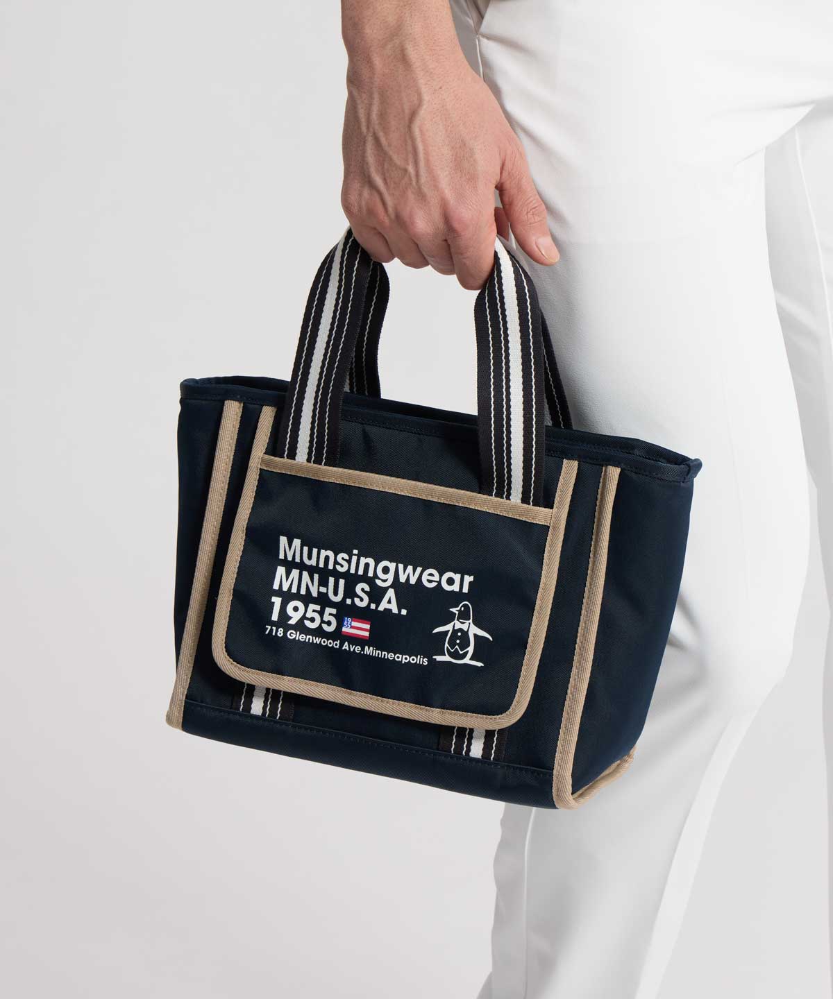 マンシングウェア MUNSINGWEAR ナイロンツイルジャカードテープカート