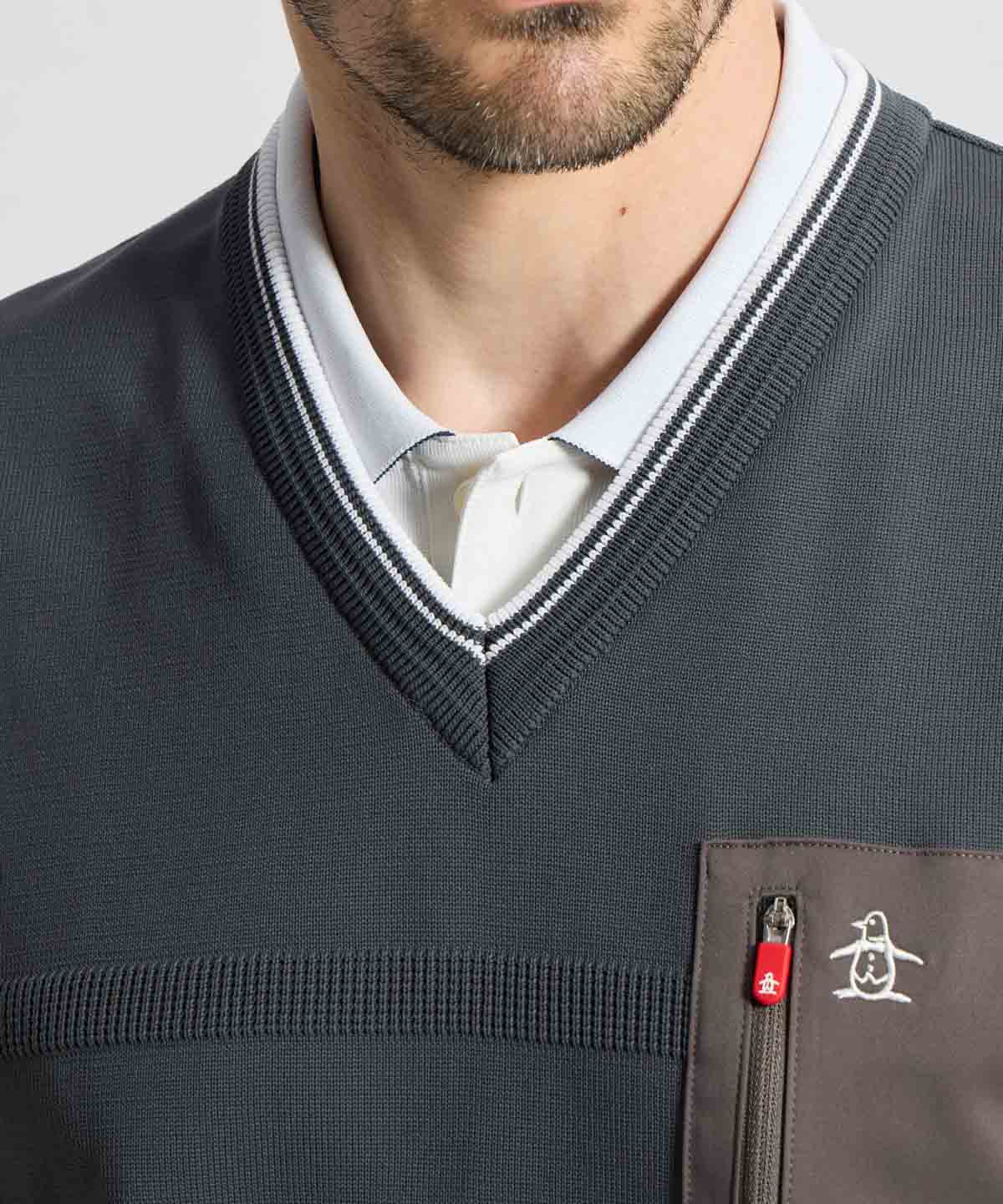 マンシングウェア Munsingwear Vネックニットベスト(508712373)｜阪急