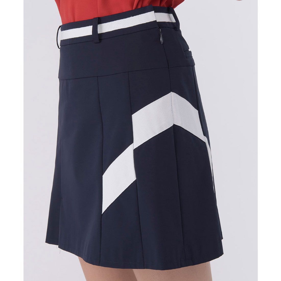 ランバン スポール LANVIN SPORT グログランリボンディテールスカート