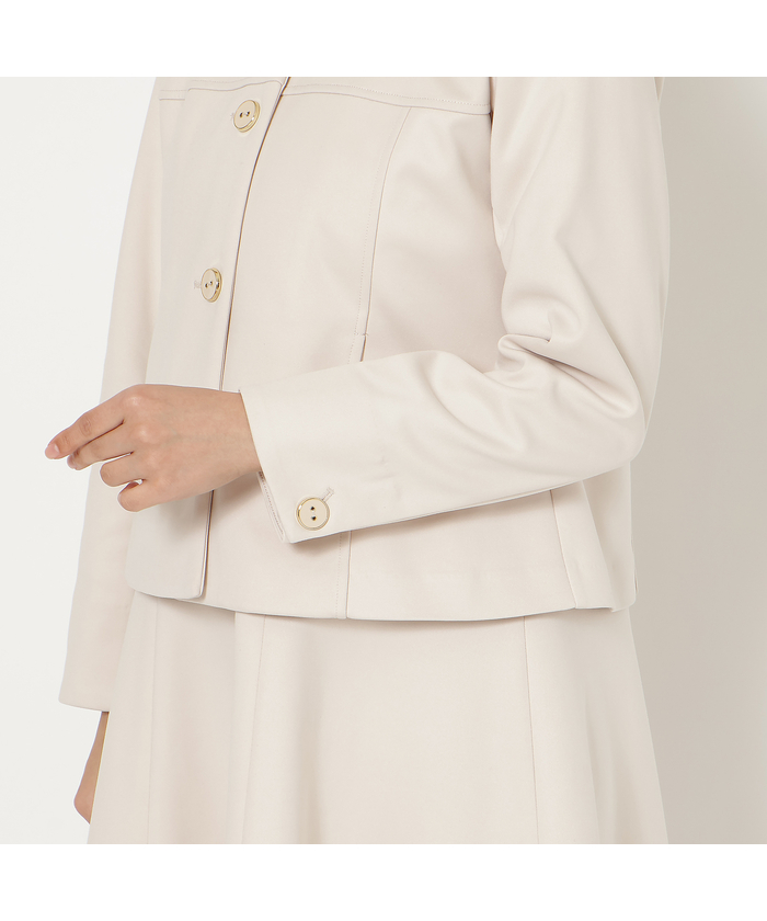 ローズティアラ RoseTiara ダンボールニットノーカラージャケット