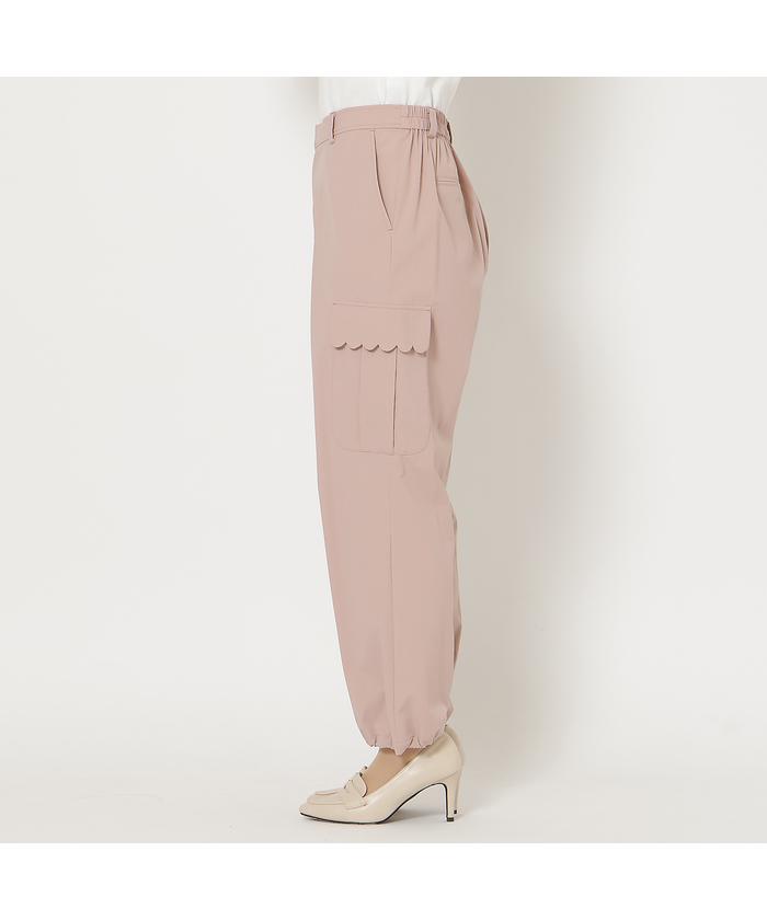 ローズティアラ RoseTiara 【撥水】スカラポケットカーゴパンツ