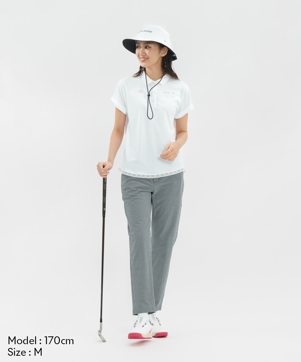 ルコックスポルティフ ゴルフ le coq sportif golf チェック柄