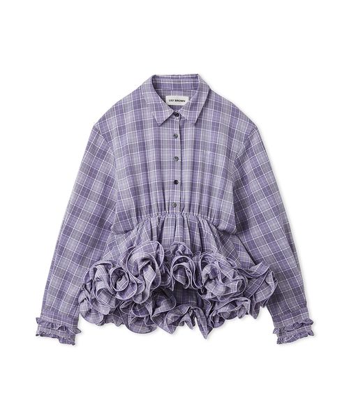 ホイップフリルヘムブラウス(508684467)｜阪急百貨店公式通販サイト