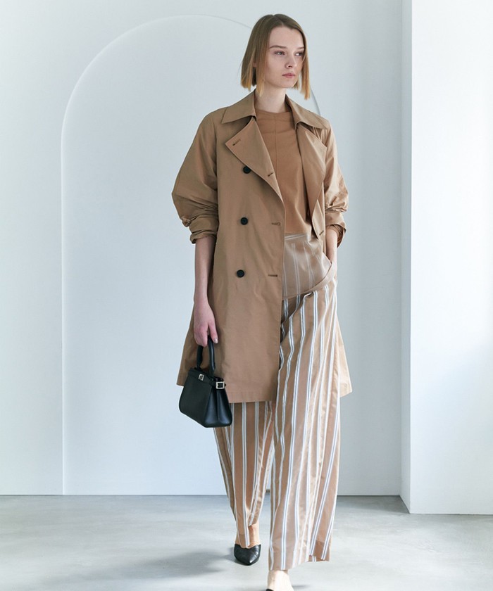 サッカードビーストライプ ワイドパンツ(508735263)｜阪急百貨店公式