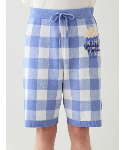 HOMME】エアリーモコギンガムチェック柄ハーフパンツ(508735430