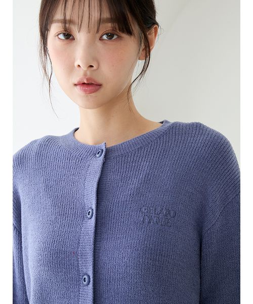リブカーディガン&チェックロングパンツセット(508735458)｜阪急百貨店