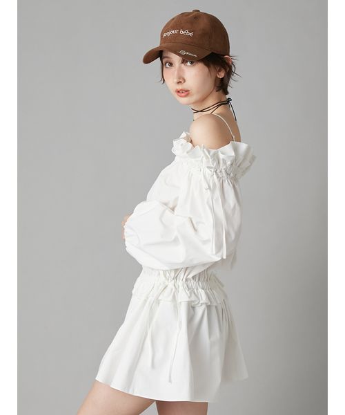 デコルテフリルミニロンパース(508744235)｜阪急百貨店公式通販サイト