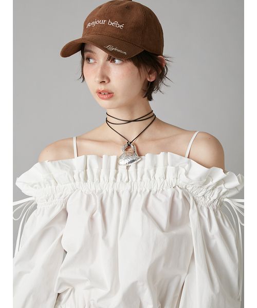 デコルテフリルミニロンパース(508744235)｜阪急百貨店公式通販サイト