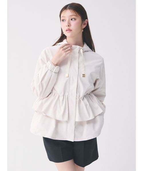 UVカット】ティアードフリル撥水ブルゾン(508753489)｜阪急百貨店公式