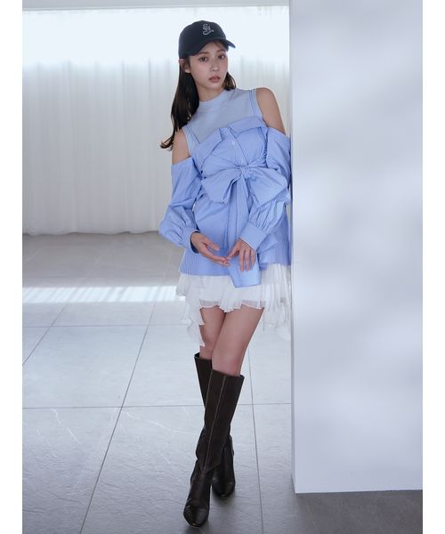 レーストリムシフォンセットアップ(508757677)｜阪急百貨店公式通販