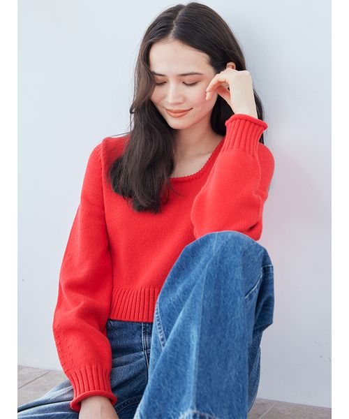 スクエアネックニット(508757762)｜阪急百貨店公式通販サイト｜阪急