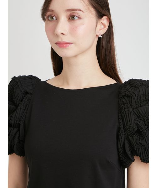 洗える】タックバルーンスリーブカットソー(508757911)｜阪急百貨店