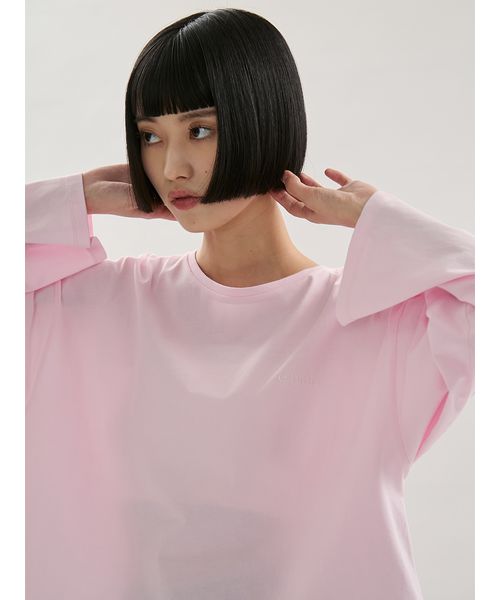 emmiロゴクルーネックロングTシャツ(508759360)｜阪急百貨店公式通販