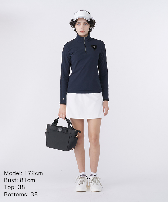 ランバン スポール LANVIN SPORT 神白バックプリーツスカート