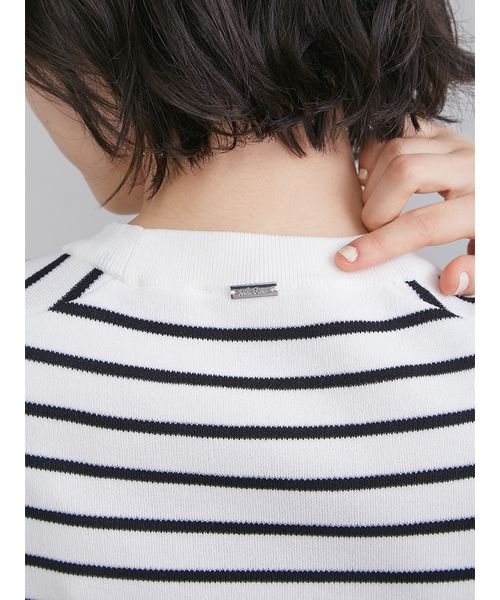 WEB限定カラー】2WAY衿取り外しポロニットプルオーバー(508760722